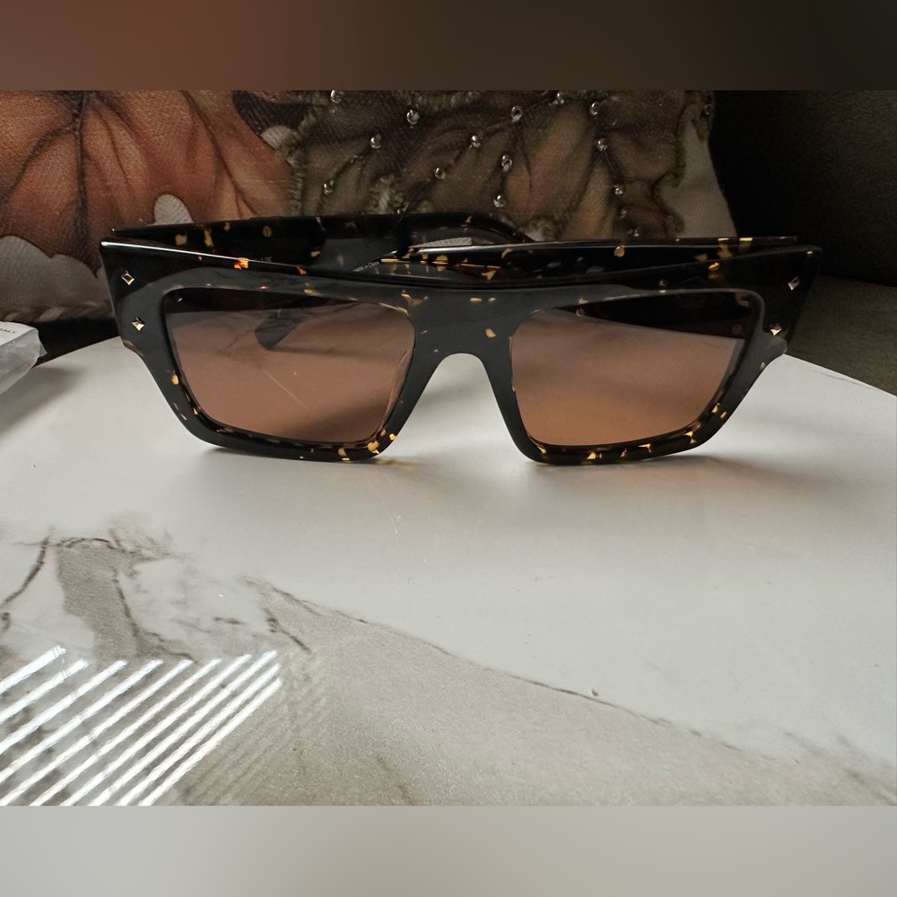MCM Tortoise Shell Sunglasses with Brown Lenses